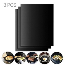 3 Grillmatte Ofeneinsatz Antihaft Barbecue Backmatte für Elektro Gasgrill Electric Grill-Barbecues price