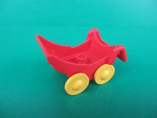Lego Duplo Ville Kinderwagen Puppenwagen rot gelbe Räder Baby Buggy (150322G) Baby-Kinderwagen / Buggy Zubehör price