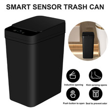 12 L Kosmetikeimer Automatik Sensor Mülleimer Küche Büro Abfalleimer Wasserdicht Büro-Abfalleimer price