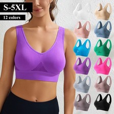 DE Damen Sport BH ohne Bügel Push Up Bustier Gepolstert Bra Fitness Laufen Tops Bustier price