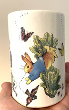 Beatrix Potter Peter Rabbit Oval Keramik Porzellan Spardose Sparschwein Piggy Bank price