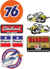 8x Mopar Road Runner Aufkleber 76 Edelbrock V8 Sticker Muscle Car USA STP MG644 Runner price