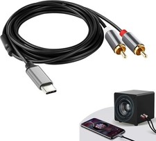 USB-C auf 2x RCA Audio Kabel 2m für iPhone, Galaxy, MacBook RCA Cable price