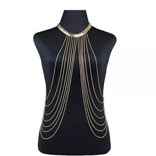 Körperkette Körperschmuck Bauchkette Bikini Halskette Kette Body Chain Körperkette price