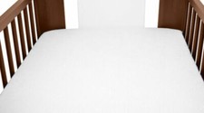 Frottee Spannbettlaken 120x60 Babybett Wiege Bett Matratzenschoner weiß Baby-Mattress Protector price