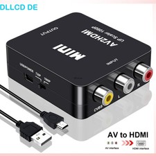 AV to HDMI Full HD 1080P Video Audio TV Converter Adapter with 3 RCA USB Cable Video Cable price