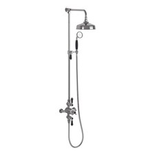 Traditionelles Thermostat Duschset Chrom Aufputz 200 mm Niederschlag Messing WRAS Shower Set price