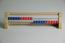 20`er Rechenrahmen blau-rot, Abakus, student`s abacus, ReWood® Abacus price