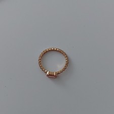 Roségold Eternity-Ring mit rosa Baguette-Stein, Ringgröße 55 (17,5 mm) Swarovski Swarovski Ring price