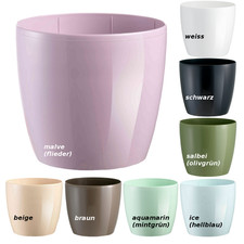 Übertopf "Madeira" rund Kunststoff verschiedene Größen/Farben Vase price