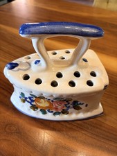 Bügeleisen Keramik  Vintage Shabby Chic Landhausstil  Vase Pflanzgefäß Blumen Vase price