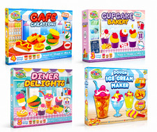 🍦 JETZT HALBER PREIS! Doughtastic Spielteig Cafe, Cupcake, Diner & Eis Sets Play Dough & Clay price