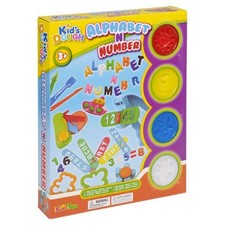 23 Stück Ton Kinder Teig Wannen Alphabet ABC Zahlenschneider Presse Former Kinder Weihnachten Play Dough & Clay price