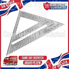 ALUMINIUM 7" GESCHWINDIGKEIT SET QUADRAT IMPERIAL DACHSPARREN WINKEL GEHRUNGSFÜHRUNG WERKZEUG Set Square price