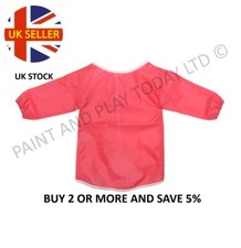 Kinder Kids wasserdichte Schürze Kittel Malerei Kunst Handwerk - rosa - Größe wählbar Painting Apron price