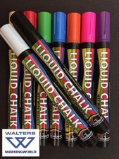 Regenbogenkreide 5 mm *Kugelfeder* Flüssigkreidestifte feucht abwischbar radierbar | 1 Stift Liquid Eraser price