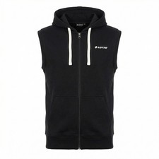 Lotto Bodywarmer Herren Kapuzen Casual Freizeit Sweatweste schwarz neu Herren-Weste price