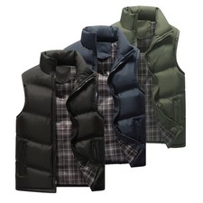 Herren Weste Jacke Steppweste Wärmeweste Stehkragen gesteppt Freizeit WärmeVest Herren-Weste price
