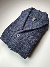 Cedar Wood State Blue Navy Strickjacke Grobstrick Pullover Herren M [580] Herren-Cardigans price