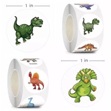 100 Stck. Dinosaurier Kinder Belohnung Aufkleber Lehrer Eltern Lob Schule Etikett 25/38 mm School Label price