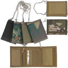 Mil-Tec Geldbörse mit Sicherheitskette Geldbeutel Geldtasche Portmonnaie Kette Geldbörse (Outdoor) price