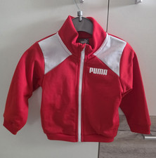 PUMA Baby Trainingsanzug-Set 2-tlg. Zip-Jacke & Hose Gr. 74 rot/weiß Baby-Training Hosen price