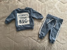 Baby Trainingsanzug Set von Primark – Blau – Gr. 62 Baby-Training Hosen price