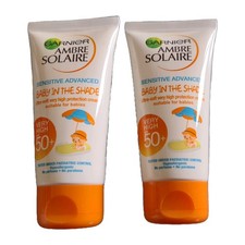 2 x Garnier Ambre Solaire Sensitive Advance Baby im Schatten Sonnencreme LSF 50+ Baby-Bodycreme price
