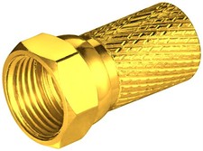 F-Stecker Vergoldet Breite Mutter Kabel 4 5 6 7 8 Antennen Sat LNB TV Koax Stück LNBs price
