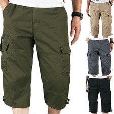 ⭐Sommer Herren Capri Shorts Combat Bermudas Cargohose Sports Trekking3/4Hosen ML Shorts & Capri (Outdoor) price
