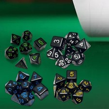 7 Stück Polyedrische Würfel Tisch Spiel Unterhaltung Spielzeug Set für Cafe Party Café- & Kantinentisch-Set price