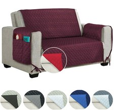 Sofa Schonbezüge 1/2/3 Sitzer Wende Gesteppt Überwurf Couch Bezug Haustier Schutz Sofa & Couch Cover price