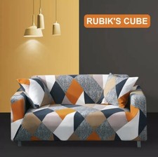 Stretch Sofabezüge bedruckt Couchbezug 145cm-185cm Doppelsitzbank Sofa & Couch Cover price