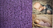 Baby Wrap Pucktuch für Neugeborenenfotografie...lila..Neu Baby-Pucktuch price