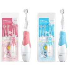 Baby Elektrische Schall Zahnbürste Schallzahnbürste Kinderzahnbürste  Blau/Rosa Baby-Zahnbürsten-Etui price