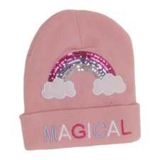 Infinity Kids, Beanie-Mütze, Größe: 52-54, Acryl, Pink/Mehrfarbig, Mädchen #yFp Kids' Beanie price