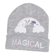 Infinity Kids, Beanie-Mütze, Größe: 52-54, Acryl/Polyester, Grau/Mehrfarbig #gCG Kids' Beanie price