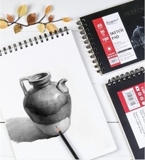 A3/A4/A5 Skizzenbuchblock 30 Blatt 160 g/m² Zeichnen Malpapier anthrazit klebend Drawing Paper price