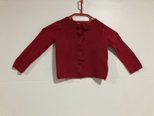 Schöne Mädchen Strickjacke in Dunkelrot | Größe 92 Mädchen-Strickjacke price