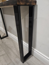Konsolentisch Beine Modern Schmal Haarnadel Stahl Metall Flur Eingangsbereich 50x25 Box Console Möbel price