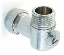 15 mm x 1/2" Flexi Endstück Adapter für Wasserhähne & Toiletten mit eingebautem Trennventil Toilet Adapter price