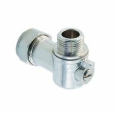 15mm x 3/8" Flexi Endstück Adapter für Wasserhähne & Toiletten mit eingebautem Trennventil Toilet Adapter price