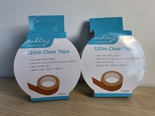 2x transparentes Sellotape Rollen 20m x 25mm starkes Verpackungsklebeband Zellband Zellophanband price