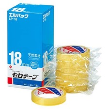 NICHIBAN große Rolle Zellophanband, L-Pack, 12 Rollen, 18 mm x 35 m, LP-18 Zellophanband price