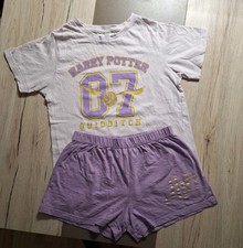 Harry Potter Schlafanzug Pyjama Shorty Sommer Mädchen Größe 146 Quidditch Mädchen-Pyjama price