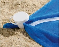4er Set Strandhandtuch Befestigungs Set BEACH PINS hält Strandhandtuch am Boden Beach Handtuch price