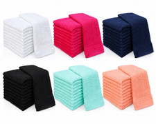 12er Pack Luxus Gesichtstücher 100% Baumwolle Flanell Waschlappen 30x30cm 400GSM Handtuch Machine price