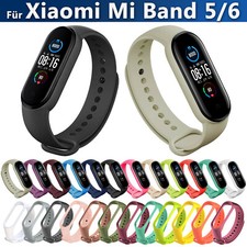 Armband für Xiaomi Mi Band 5 6 7 Fitness Tracker Smartwatch Sport Ersatz Silikon Smartwatch Zubehör price