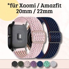 Für AMAZFIT Watch GTS GTR Balance Smartwatch Armband ✅ 20mm 22mm Nylon elastisch Smartwatch Zubehör price