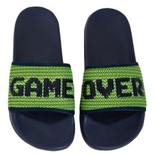 Jungen Game Over Sliders Kinder Gamer Sandalen Sommer Pool Schuhe Strand Flip Flops Jungen-Slippers & Sandals price
